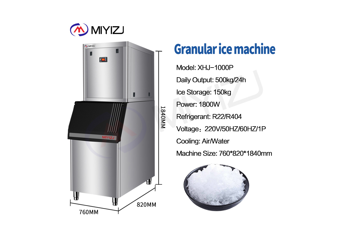 Granular  ice maker