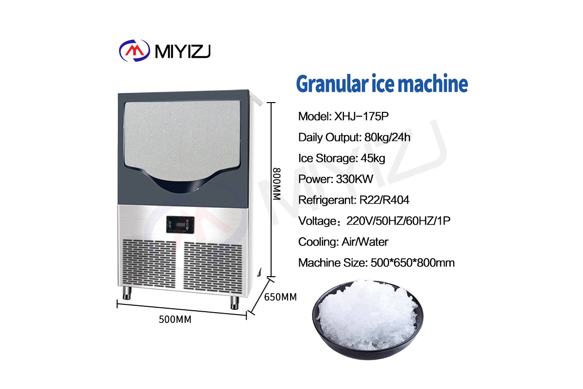 Granular  ice maker
