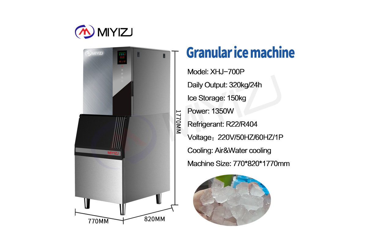 Hybrid Model Mineral Ice Making Machine