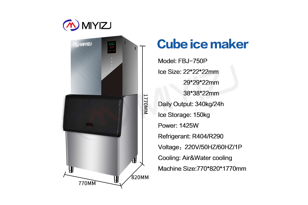 Hybrid Model Square Ice Machine